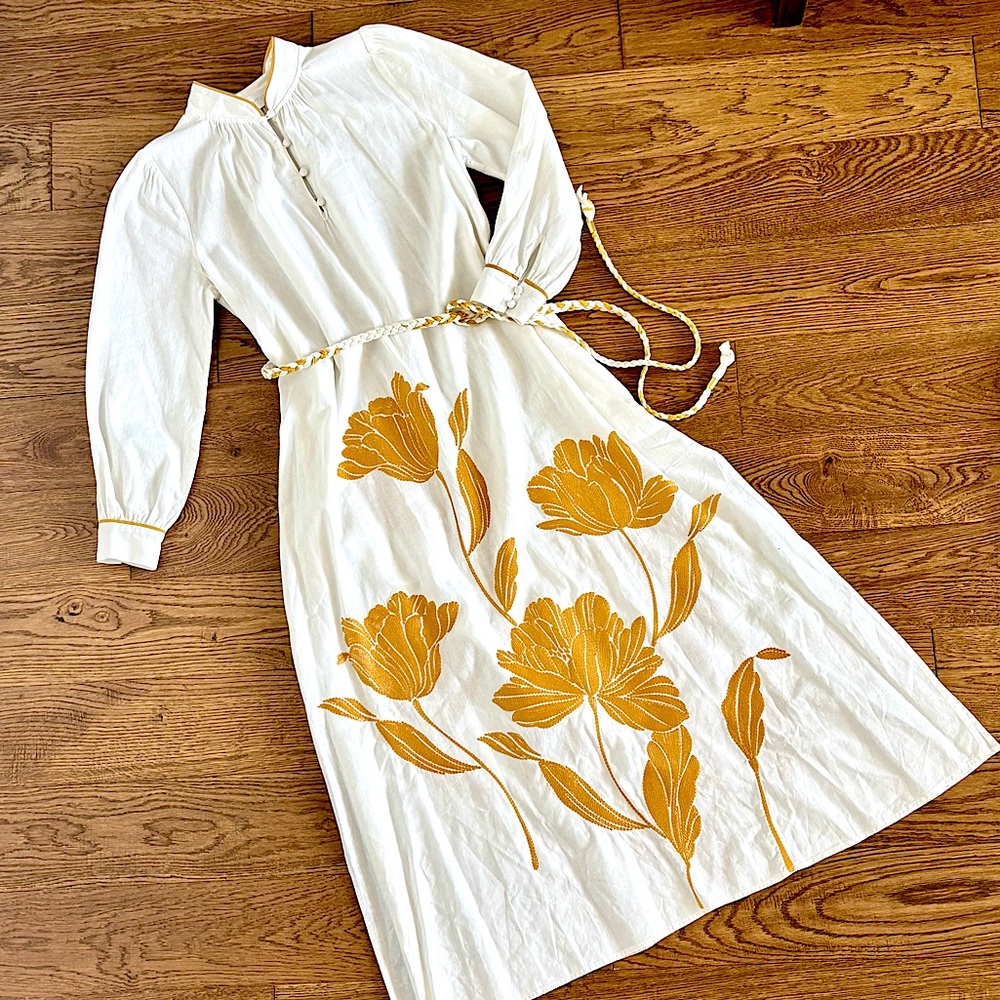 Christy Lynn Marigold Shirt Dress